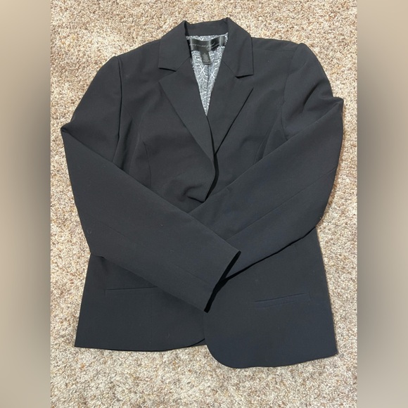 Apostrophe Black Jacket Business Career Blazer Size 10 Lined Pockets - Picture 5 of 8